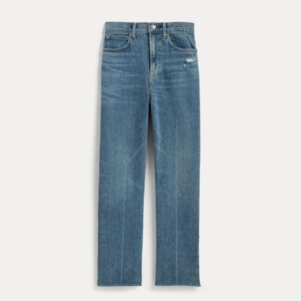 Everlane 90s Way High Jean in Distressed